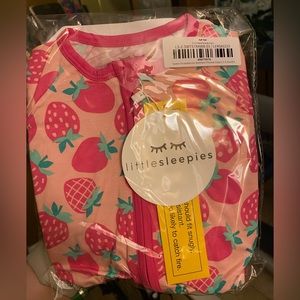 Rare Little Sleepies Sweet Starberry Zippy 3-6M